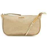BOLSA CROSSBODY BAGUETE MÉDIA DOURADA GLITTER C 50016 0544 0001 ANACAPRI - Vintedoisk